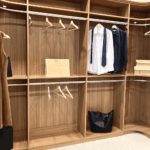 This walk in closet may be built in a small space, but Closets Las Vegas made sure to optimize every space.