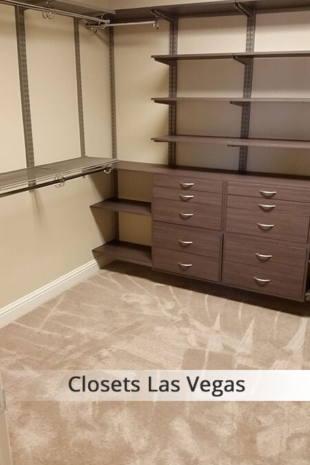 Lifetime Closets Las Vegas, Freedomrail Shelving System