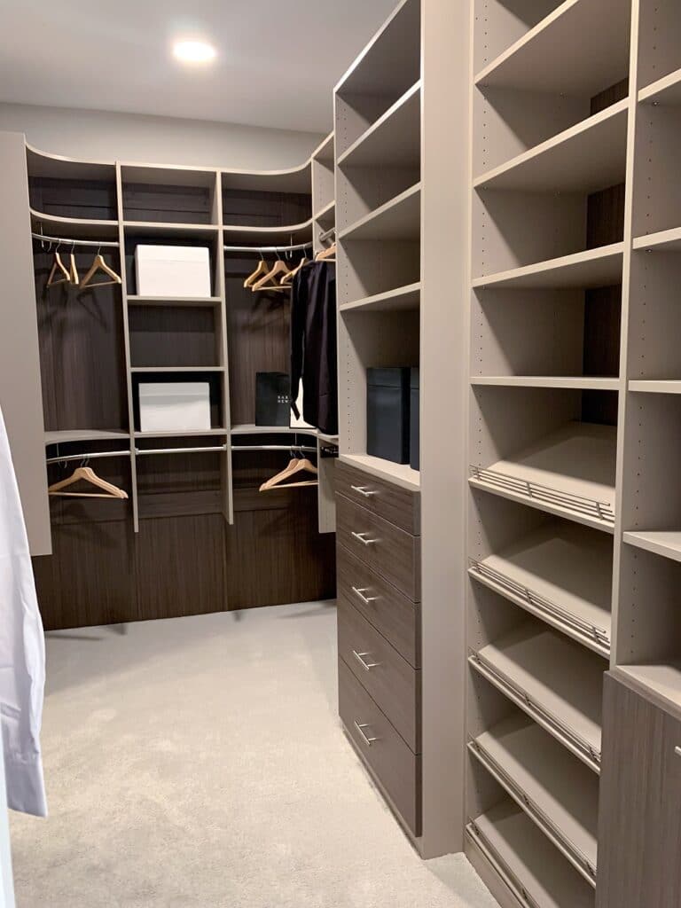 Efficient Men’s WalkIn Closet Design Closets Las Vegas