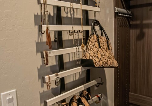 Looking to create a unique shoe rack or jewelry station in your own custom closet? Reach out to Closets Las Vegas!