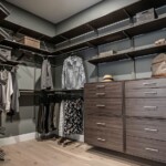 Full view of the her side of the closet.