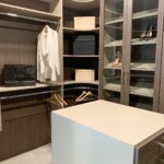 A functional closet design for professional women in Las Vegas that doesn't feel crowded. Closet Manufacturer Las Vegas, NV