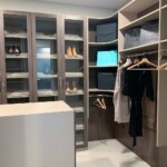 Side view of this functional closet design. Closet Organizer Installers Las Vegas, NV