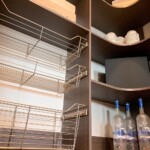 Food preparation is easier with these wire baskets. Store what you need in the baskets, and you can pull it out and go.