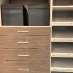 Organize your folded clothes in this dresser drawers. You can also add your accessories in the additional jewelry insert.