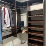 His side of the small walk in closet in Las Vegas. His And Her Walk In Closet Ideas Las Vegas, NV