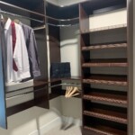 His side of the small walk in closet in Las Vegas. His And Her Walk In Closet Ideas Las Vegas, NV