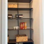 Outside view of the small walk in pantry. Closet Organizers Pantry Las Vegas, NV