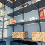 Down to the last detail, Closets Las Vegas installed removable PVC pipes to cover the holes in the brackets. Your pantry will stay looking neat, while also having the option to adjust your shelves! Closet Pantry Design Las Vegas, NV