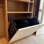 Keep your closet tidy. Dirty clothes can no longer be an eyesore with this hidden hamper.