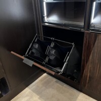 Hidden double hampers for your convenience.