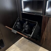 Hidden double hampers for your convenience.